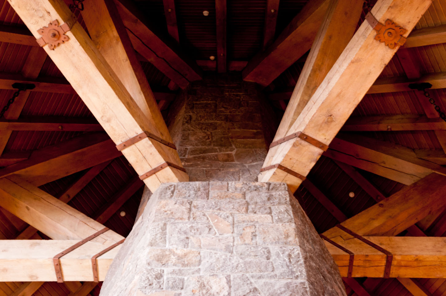 Inside the Timberline Lodge, Oregon