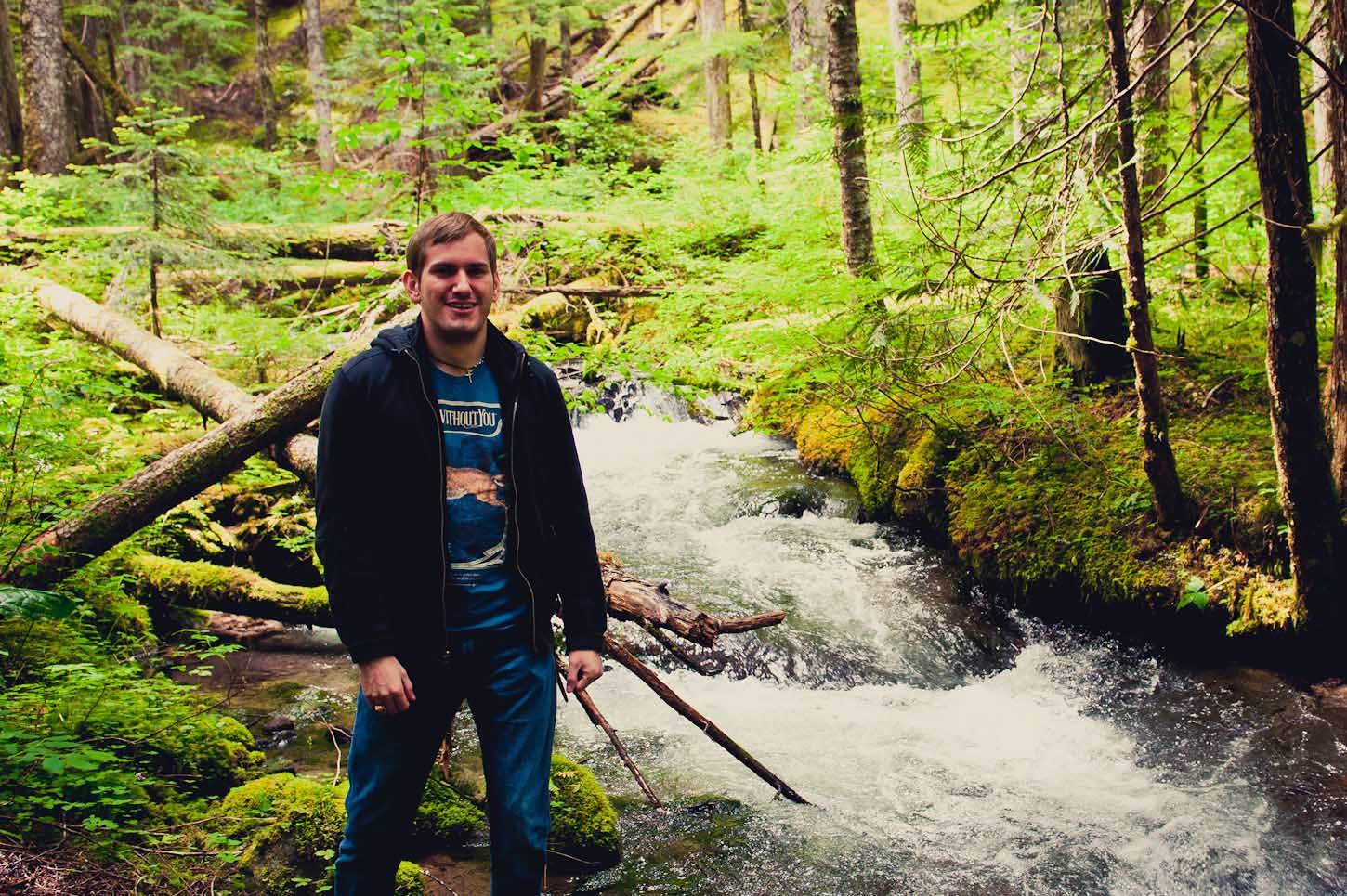 Me - Little Zigzag Falls, Oregon